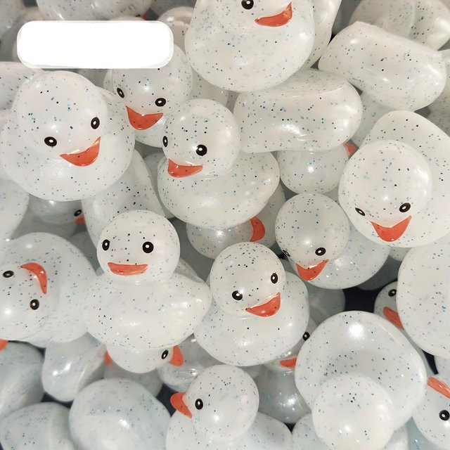 Binchi Outdoor Product Bade-Enten, Gummi, Gelb, Weiß - Bild 1