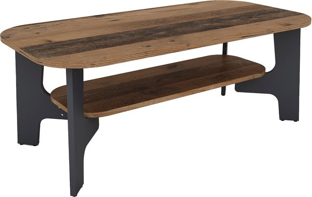 byLIVING Couchtisch JONNY in Eiche Old Wood Nachbildung und Anthrazit, B/T/H: 110 x 55 x 42,5 cm - Bild 1