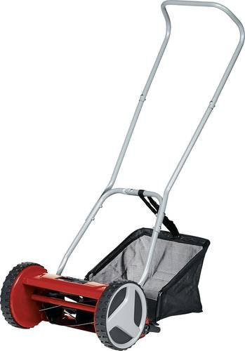 Einhell Hand-Rasenmäher GC-HM 300 Spindelmäher in Rot-Schwarz mit abnehmbarem Grasfangkorb - Bild 1