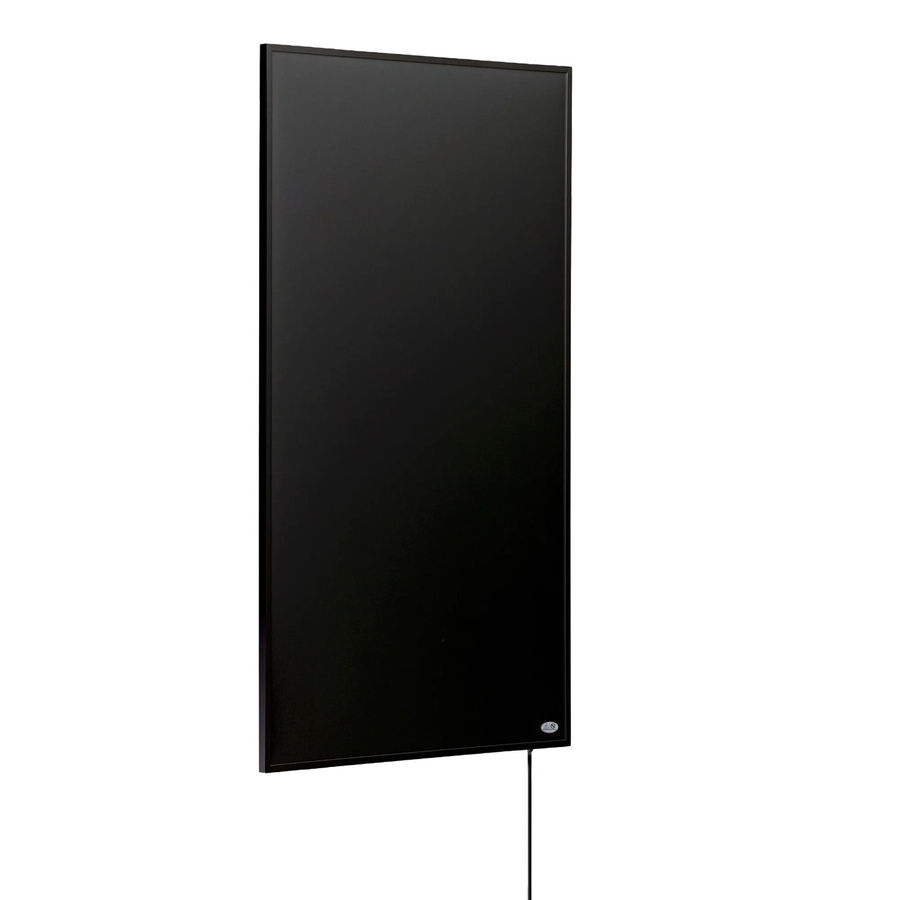 Könighaus Infrarotheizung Black Edition 1.000 W in Schwarz mit Kabelausgang Hoch Rechts - Bild 2