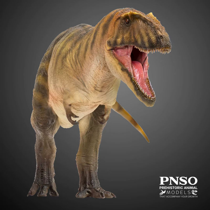 PNSO Carcharodontosaurus prähistorisches Dinosaurier-Modell in Mehrfarbig - Bild 5