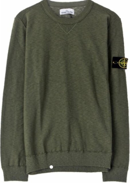 Stone Island Strickpullover, Logo, Schlanke Passform, Herren, Grün, XL - Bild 1