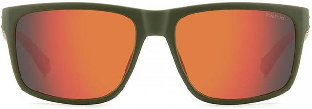 Polaroid PLD 2149 S Sonnenbrille, Vollrand, rectangular, Plastic, Herren, polarisiert, Military Green/Orange - Bild 1