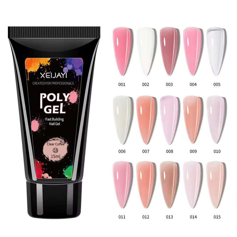 HNKMP Nagelverlängerungsgel, Nature Pink, glänzend, 15 ml - Bild 4