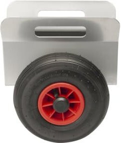 BS Rollen Plattenklemmwagen mit 2 Gummirollen, Rad Durchmesser: 260 mm, Tragkraft: 200 kg, Multicolor - Bild 1