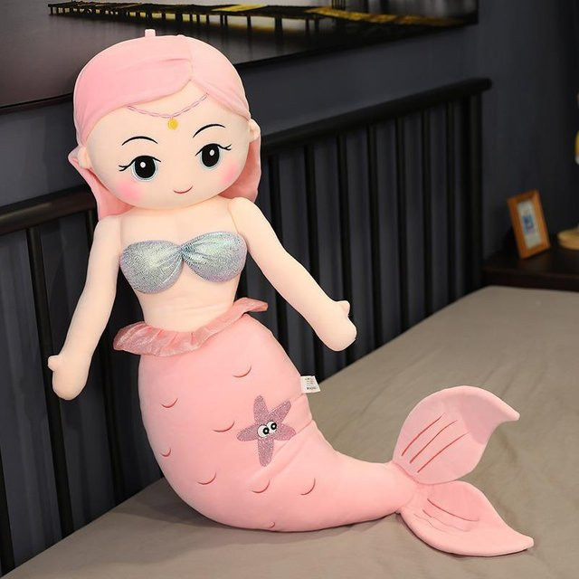 Kawaii Meerjungfrau Plüschtier, rosa, ab 14 Jahren - Bild 1