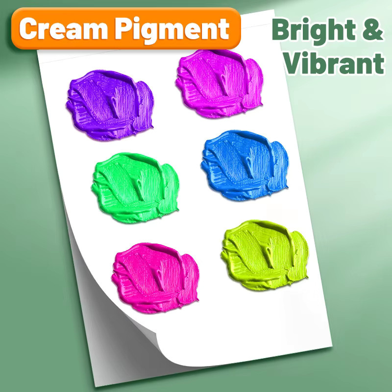 Professionelles Acrylfarben-Set in Multicolour für Papier, Holz, Leinwand und Keramik, 12 ml pro Farbe - Bild 2