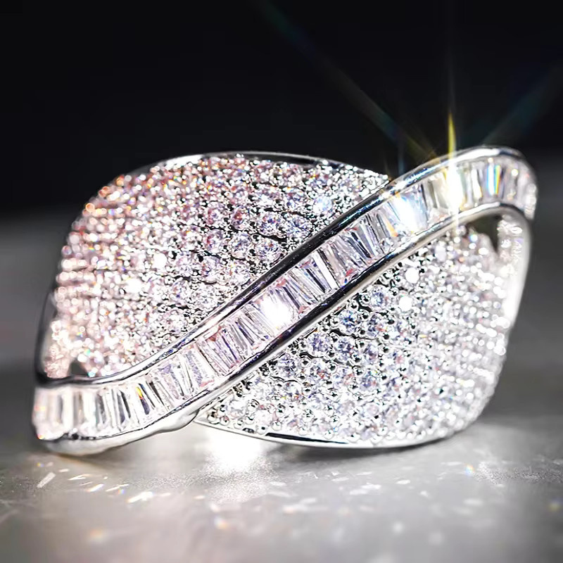 Huitan Damenring, Silber, Zirkonia - Bild 2