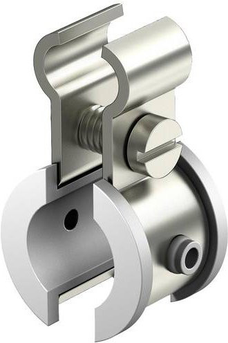 OBO Bettermann Drahtseilklemme aus Metall in Silber, 100 Stück - Bild 1