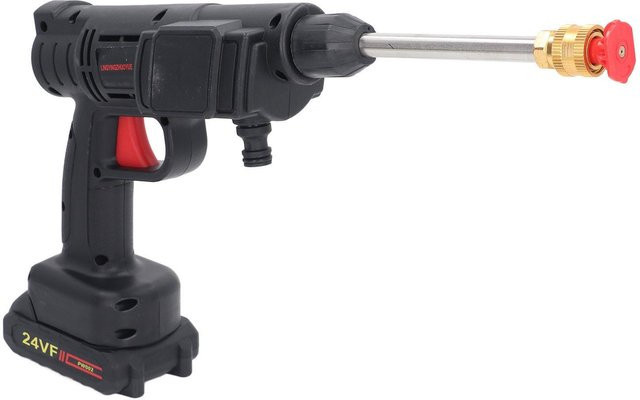 Aimo Kabelloser Akku-Hochdruckreiniger mit 450PSI Druckleistung, Tragbare Reiniger-Pistole in Schwarz - Bild 1