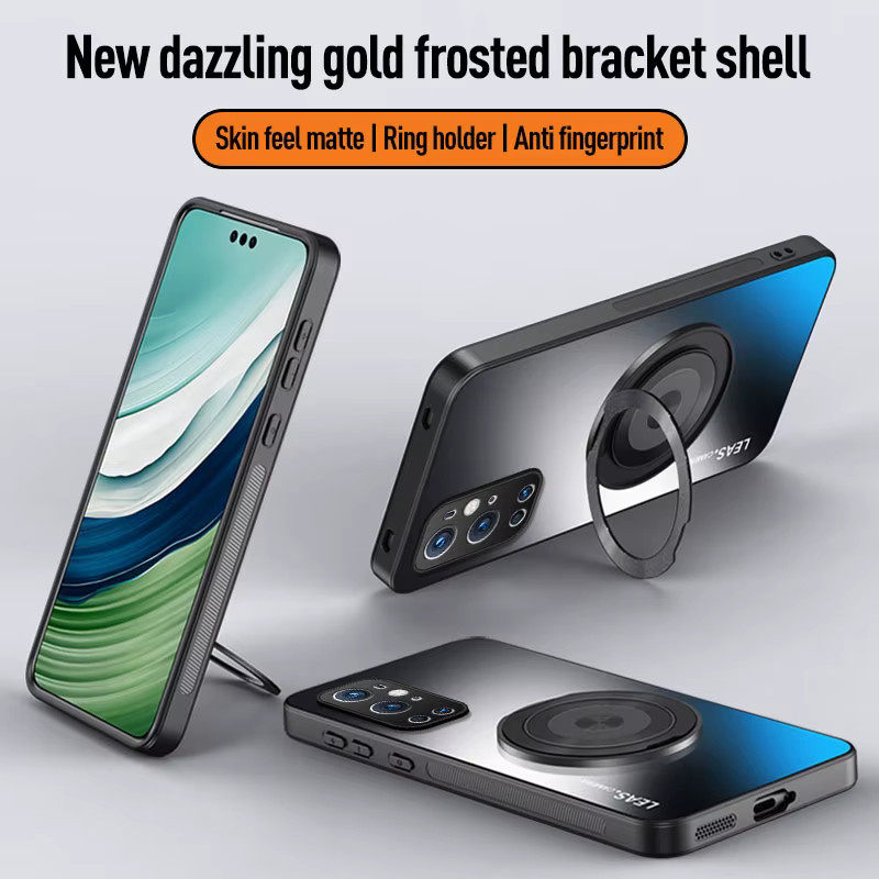 Fudusaidman Magnetische MagSafe Ring Schutzhülle für OnePlus 13 12 11 10 9 8 Pro Serie, Blau - Bild 2