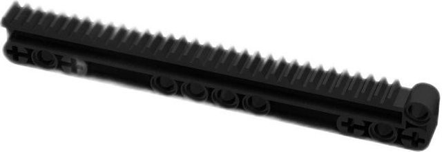 Yiran toy High-Tech Bausteine Technisches Zahnradregal, 5-teiliges Set, schwarz - Bild 1