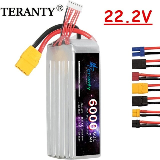 Teranty Lipo Batterie für RC Auto FPV LKW Hubschrauber mit XT60 XT90 Stecker - Bild 1