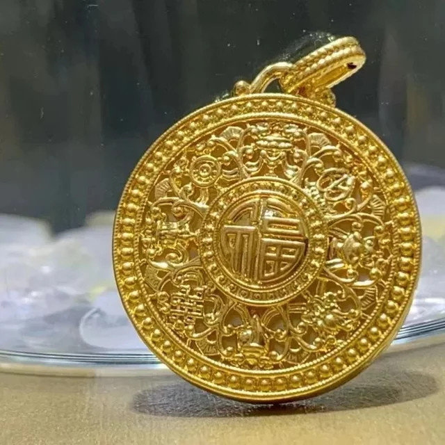 Anhänger Kompass, 750 Gold, Damen - Bild 1