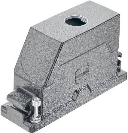 HARTING Tüllengehäuse aus Edelstahl in Grau, Artikelnummer 19 40 524 1411 - Bild 1