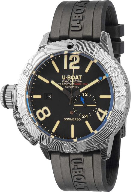 U-Boat Herrenuhr Sommerso Damascus, Automatik, Edelstahl, 46 mm, 30 ATM - Bild 1