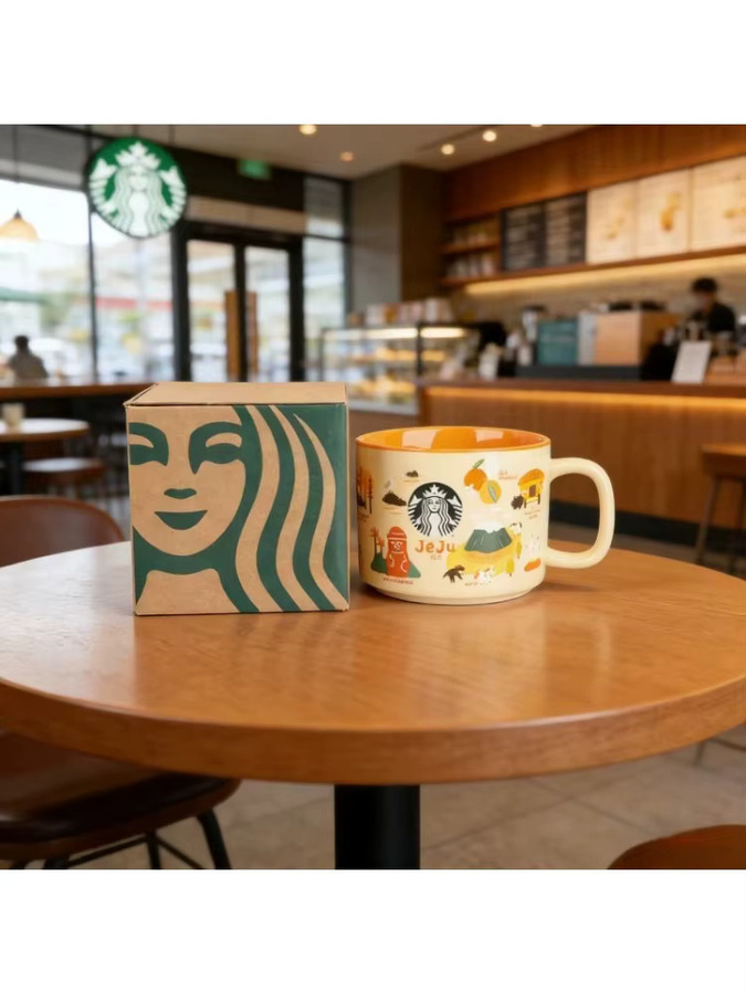 Starbucks Keramik-Tasse Jeju in Gelb mit 355 ml Inhalt - Bild 7