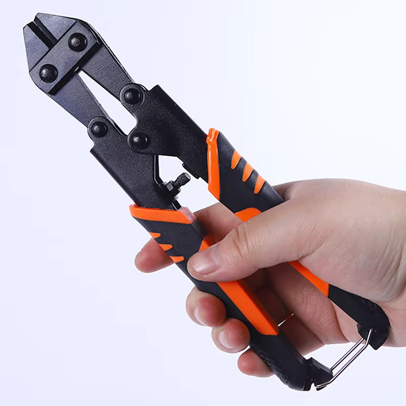 AXE SHAN Mini-Drahtschneider 8 Zoll mit Hebelwirkung und flacher Nase als arbeitssparender Kabelschneider - Bild 4