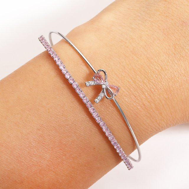 YUYAN Armband, Silber, Zirkonia, Damen, Vintage-Stil - Bild 1