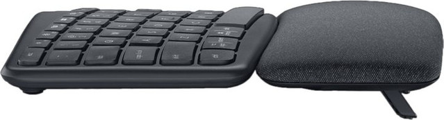 Logitech ERGO K860 Kabellose Tastatur mit Bluetooth und 2.4 GHz USB, QWERTY USA International, Graphite/Grau/Schwarz - Bild 1