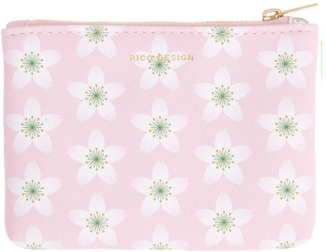 Rico Design Etui Kirschblüten in Rosa, B/H: 14 x 10 cm - Bild 1