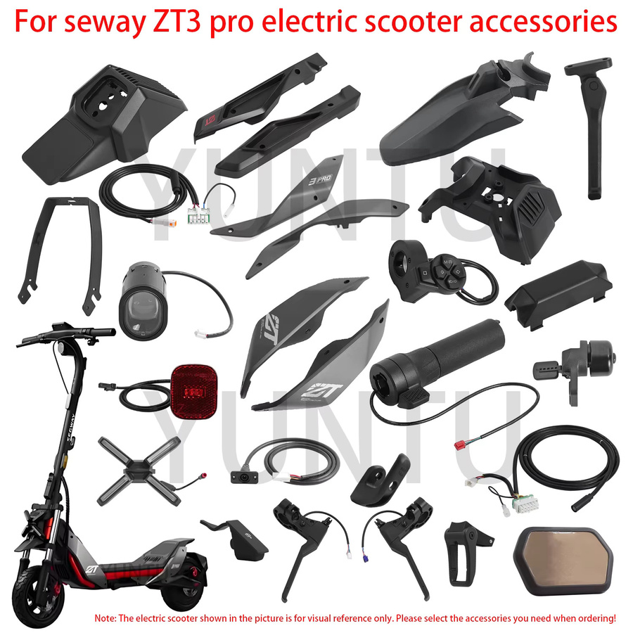 Segway ZT3 Pro Zubehör-Set mit Front- und Rücklichtschalter, dekorativer Abdeckung und Verbindungskabeln - Bild 3
