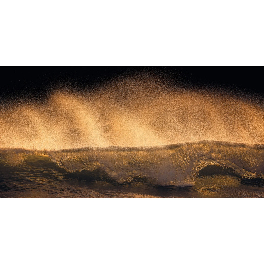 Komar Fototapete Vlies Golden Wave in Gold, Breite: 200 cm, Höhe: 100 cm - Bild 2