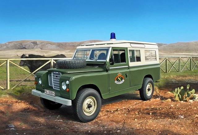 Italeri Land Rover 109 Guardia Civil, Fahrzeug, Grün - Bild 1