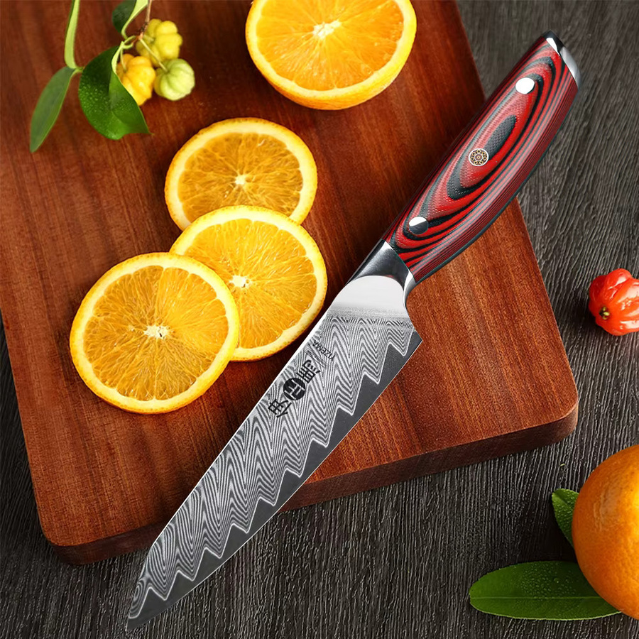 YIZEMA Allzweckmesser aus 67-lagigem Damaststahl, 12,7 cm Paring Knife für Küche und Profis - Bild 2