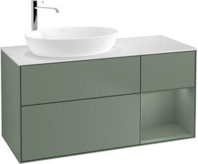 V&B Waschtischunterschrank Finion in Eiche lackiert, Breite: 120 cm, Tiefe: 50,1 cm, Höhe: 50,1 cm - Bild 1