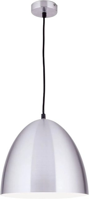 Orion Leuchten Hängeleuchte Loft Silber Matt aus Aluminium, B: 30 cm, T: 27 cm, Fassung: 1 x E27 - Bild 1