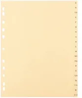 PLASTOREG A-Z Register für A4 Papier in Beige - Bild 1