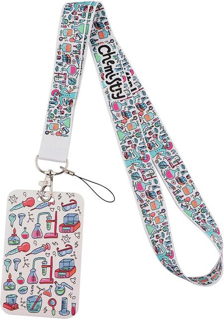 Yiran Furniture ID Badge Holder Lanyard mit Schlüsselanhänger für Chemie-Fachpass und Studenten in Mehrfarbig - Bild 1