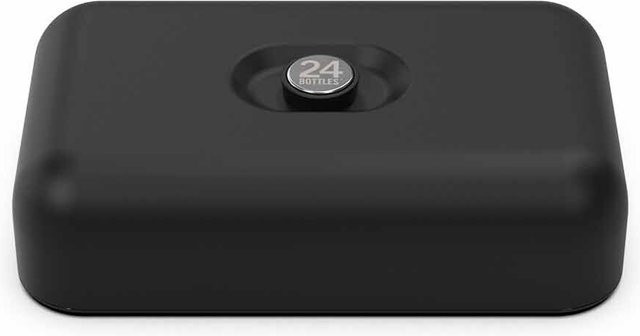 24Bottles Lunch Box Tuxedo Black aus Edelstahl mit Trennfächern, auslaufsicher und mikrowellengeeignet - Bild 1