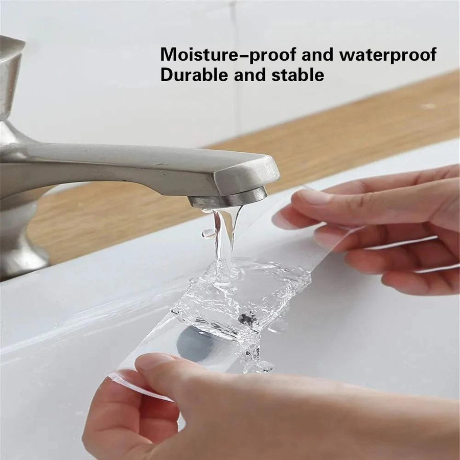 YWZT Home Depot Nano-Klebeband doppelseitig, transparent, wasserdicht und wiederverwendbar, Breite: 30 mm, Länge: 1 m - Bild 4