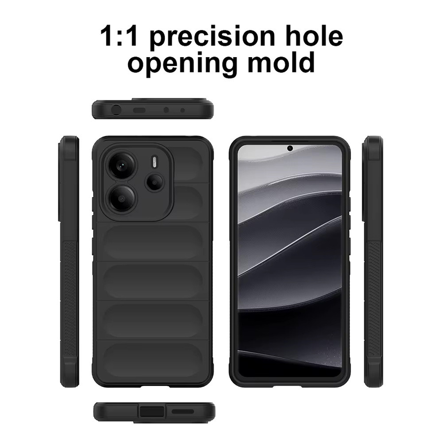 Magnetische Anti-Drop-Hülle für Xiaomi Redmi 14C 13C 12C 11A 10C 14R 13 10, stoßfeste und robuste Schutzhülle für MagSafe Wireless Charging, Farbe: Lila - Bild 6