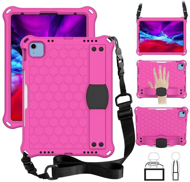 Kinderhülle für iPad 10. Generation 10,9 Zoll mit Tragegurt in Pink - Bild 1