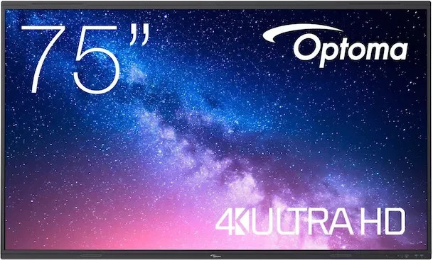 Optoma Creative Touch 5753RK 5-Series Interaktives 4K UHD LCD-Display mit Multi-Touch Touchscreen und LED-Hintergrundbeleuchtung, 75 Zoll (190 cm), Schwarz - Bild 1