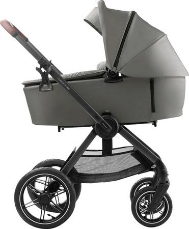 Hauck Kombikinderwagen Comfort N Care Air in Grau mit Sportsitz, Babywanne und Zubehör