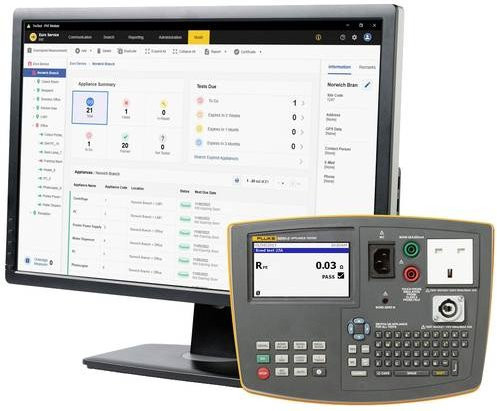 Fluke 6500-2 NL KIT 2 Installationstester-Set in Gelb nach VDE-Norm 0413 - Bild 1