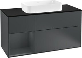 V&B Waschtischunterschrank Finion mit Wandbeleuchtung, Breite: 120 cm, Tiefe: 50,1 cm, Höhe: 50,1 cm - Bild 1