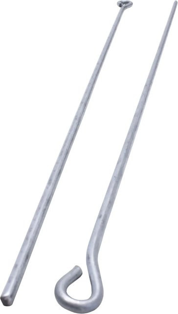 Protektor Abhängedraht mit Ø 6 mm Öse, 375 mm, Stahl, Silber, Deckenabhängung - Bild 1
