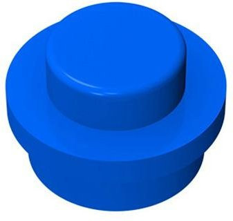 ixBricks Runde 1x1 Bausteine und Plattensteine 10-teiliges Set - Bild 1