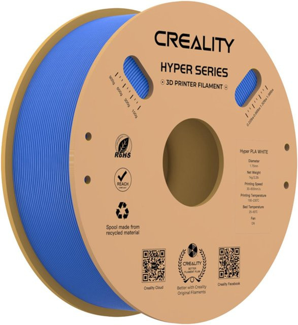 Creality Hyper PLA Filament 1,75 mm für Hochgeschwindigkeits-FDM-3D-Druck, Blau - Bild 1