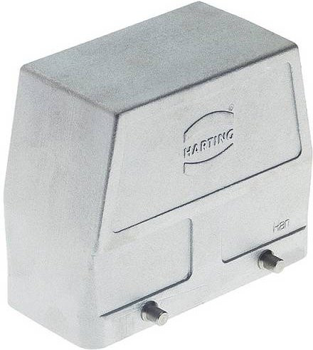 Harting Tüllengehäuse 09628160801 aus Aluminium in Silber - Bild 1