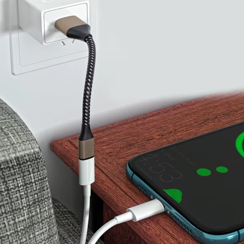 USB-C-Verlängerungskabel Blau Typ-C-Buchse auf USB-2.0-Stecker Datenübertragungsadapter für Telefon und Laptop - Bild 2