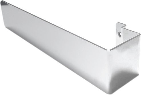 Sanotechnik Handtuchhalter aus Metall und Glas in Silber matt, B/T/H: 35,0 x 6,5 x 1,8 cm - Bild 1