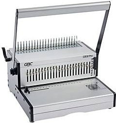 GBC CombBind CB30 Pro Bindegerät in Silber für A4 mit 30 Blatt Stanzleistung und 500 Blatt Kapazität - Bild 1