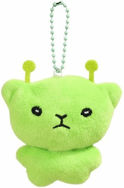 Linyi toy Schlüsselanhänger, Stern, Alien-Katze, Unisex - Bild 1