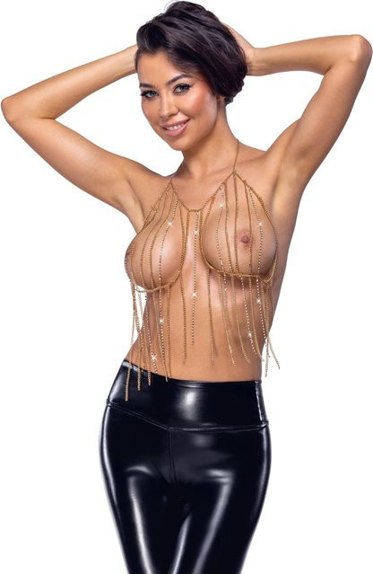 Cottelli ACCESSOIRES Halskette mit Strass, Damen - Bild 1